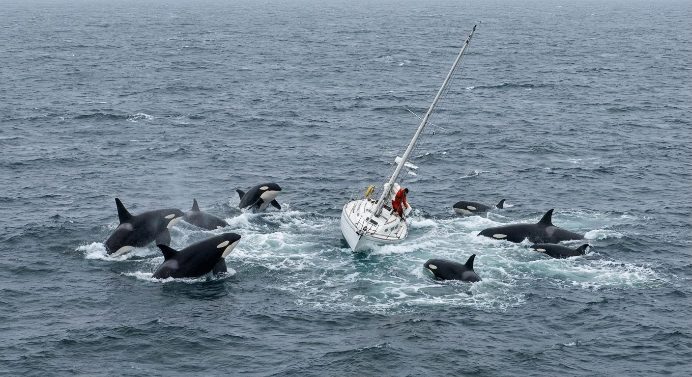 Why orcas are suddenly ramming boats… a deeply unsettling phenomenon