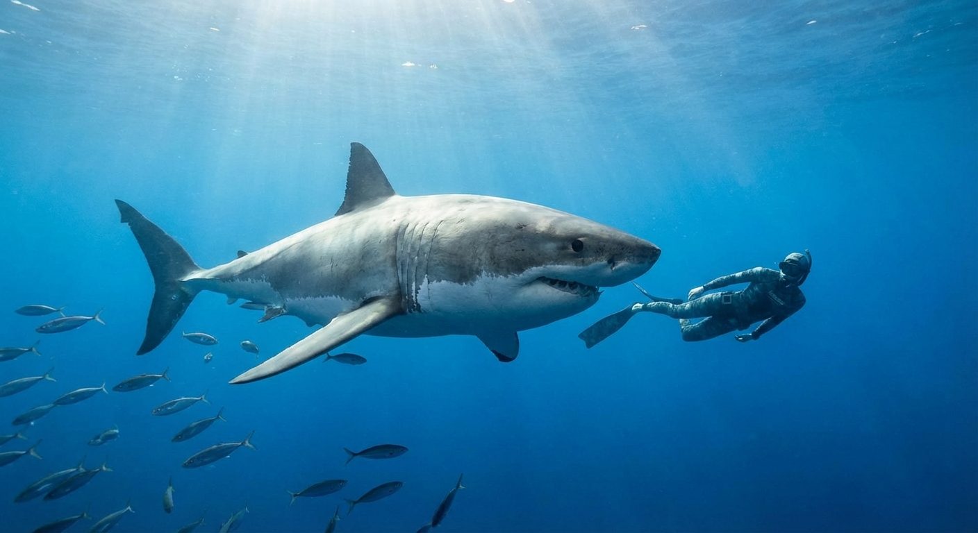 It wasn't predation": what this shark encounter reveals is astonishing