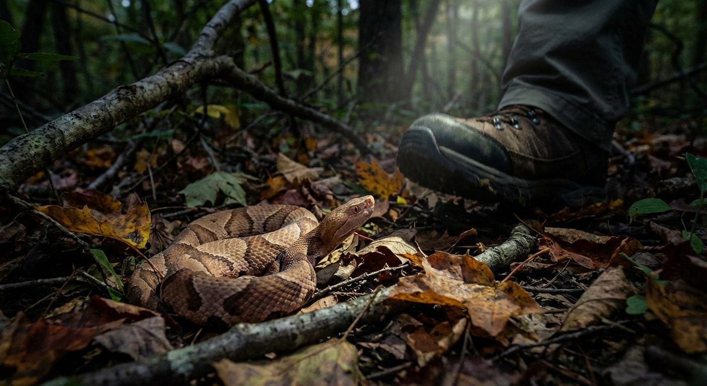 I never expected it": a chilling account of a serpent encounter